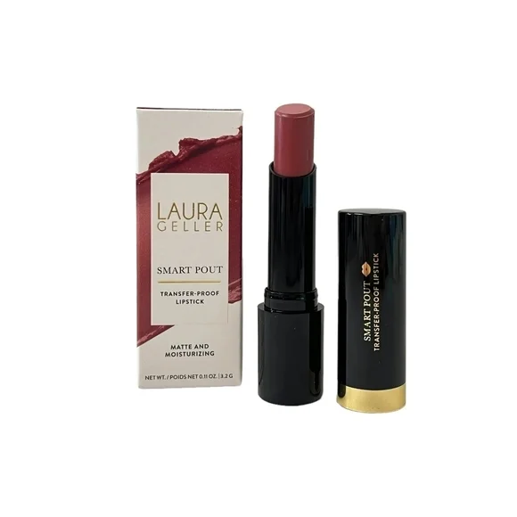 LAURA GELLER NEW Smart Pout Transfer Proof Matte Lipstick - Whiz - Picture 1 of 5
